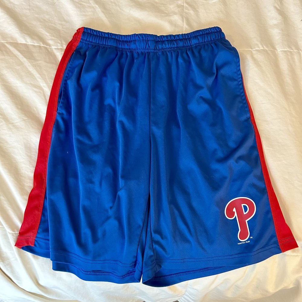 NWOT: Philadelphia Phillies ~ Fanatics Brand ~ Red Mesh Shorts ~ Sz: M